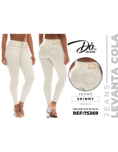 pantalon colombiano do jeans beige pd75369